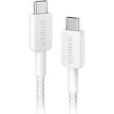 Anker usb kabl 322 usb-c to usb-c 6ft braided white Cene