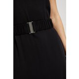 Moodo Women's midi dress with belt - black | Eponuda.ba