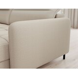 ELTAP Bež žametna raztegljiva/s prostorom za shranjevanje kotna sedežna garnitura (levi kot/v obliki črke "U") Berrto – | Shoptok.si