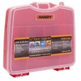 Handy plastični kovček s predalčki rdeč mali Cene