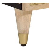 vidaXL Visoka omarica 40x33x110 cm trden mangov les | Shoptok.si