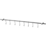 Unimasa Šipka od nehrđajućeg čelika sa 8 kuka, dužine 54,5 cm | shoptok.hr