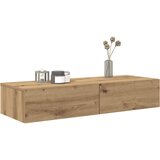 vidaXL Zidna polica s ladicama umjetnički hrast 100x36x19 cm Cijene