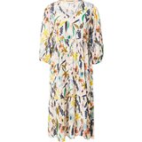 Masai Obleka 'Nette' kremna / mornarska / rumena / oliva | Shoptok.si