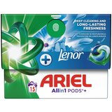 Ariel All in one PODS® +Touch of Lenor Fresh Air kapsule za pranje veša, 15kom | ePonuda.com
