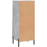  Komoda siva boja betona 34,5x34x90 cm od konstruiranog drva | shoptok.hr