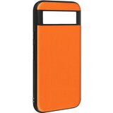 AVIZAR Ohišje za Google Pixel 8A Videz usnja iz biomaterialov, Oranžna, (5000014105) | Shoptok.si