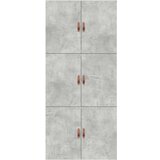  Postelja za shranjevanje Betonsko siva 100x200 cm | Shoptok.si