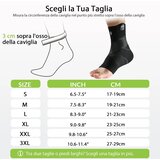 ZOELION opornica za gleženj z mrežastim trakom, črna, L | Shoptok.si