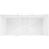  Papirnate vrećice 250 kom s ručkama bijele 26x12x35 cm | shoptok.hr