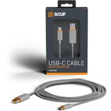  Scuf pleten USB-C kabel 2 m svetlo sive barve za igralne konzole in mobilne telefone Cene