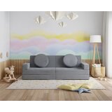 Molarem Home Modularna dječja sofa VARIANT 2 u 1 - 160x160 cm - grafit | shoptok.hr