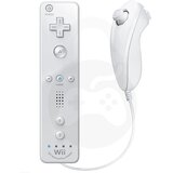 Nintendo Wii Remote Plus + Nunchuk bele barve (združljiv) Cene