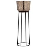 Eglo 428095 - SET 3x metalne saksije OKAYAMA crna/zlatna | Eponuda.com