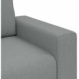  Dvodijelni set sofa s jastucima, svijetlo siva tkanina | Shoptok.si