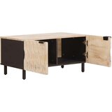  Stolić za kavu Bijelo 80 x 50 x 40 cm Čvrsto drvo manga | shoptok.hr