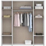 Rauch Möbel OMARA S KLASIČNIMI VRATI, siva, bela | Shoptok.si