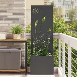  Privatnost u vrtu Crna 50 x 150 cm Hladno valjana čelična | shoptok.hr