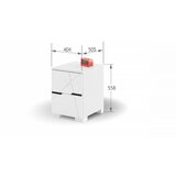  Nočna omarica X WHITE | Shoptok.si