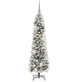  Umestno božično drevo Bela 150 cm PVC, kovina in plastika | Shoptok.si