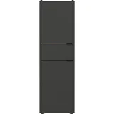 antracitno sivi visok kupaonski ormarić 34x111 cm forano
