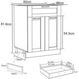 MID.YOU KUHINJSKA SPODNJA OMARICA | Shoptok.si