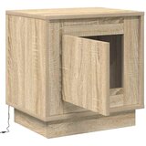  Noćni ormar S LED lampica 2 pcs Sonoma hrast 44 x 34,5 x 45 cm | shoptok.hr