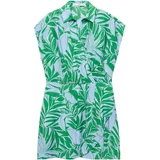 Mango Košulja haljina 'JARRY' svijetloplava / zelena