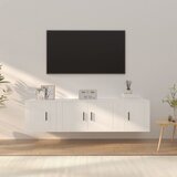 vidaXL Komplet TV omaric 3-delni bel inženirski les | Shoptok.si