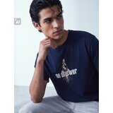 Sinsay Pamučna comfort majica s printom | shoptok.hr