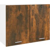 The Living Store Viseča omarica dimljeni hrast 80x31x60 cm konstruiran les - Viseča Omarica, (21431899) Cene