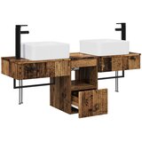  Set namještaja za kupaonicu 3 kom. Staro drvo Konstruirano drvo Smeđa 50 x 41 x 56 cm | Shoptok.si