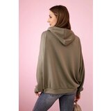Kesi Włoski Hoodie made of Butter fabric khaki | Shoptok.si