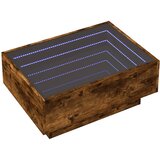  Stolić za kavu LED boja hrasta 70x50x30 cm konstruirano drvo | shoptok.hr