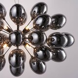  Endon 80124 - Visilica na sajli INFINITY 8xG9/28W/230V crna/zadimljena | Eponuda.com