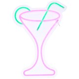 Atmosphera LED neonska zidna dekoracija COCTAIL LED/5V | Eponuda.com
