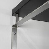 Spinder Design Metalna zidna vješalica u srebrnoj boji s policom Rex – | shoptok.hr