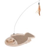 TIAKI drvena riba za grebanje i igru - D 36 x Š 26 x V 4 cm | shoptok.hr