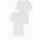 CA muške majice, set od 2, bele | ePonuda.com
