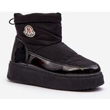 Boto Women's Slip-On Snow Boots On Platform Black Gattea Cene