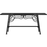  Klupa oko stabla 110 cm crna čelična | shoptok.hr