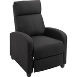 HOMCOM oblazinjen fotelj za sprostitev z naslonom, nagibnim za 135°, in odstranljivim naslonom za noge, v črnem platnu, 69x87x100,5 cm, (20745096) | Shoptok.si