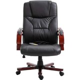  Uredska stolica od umjetne kože crna | shoptok.hr