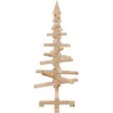  | Drveno božićno drvce | s stalakom prirodno 90 cm Masivna borovina | shoptok.hr