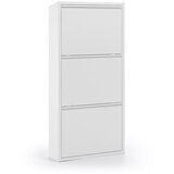 Kave Home bijeli metalni cipelar s 3 preklopne ladice rox Cijene