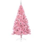  Umjetna preddekorirana božićna jelka Roza 240 cm PVC | Shoptok.si
