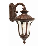 Elstead Lighting Elstead Chicago Zunanja majhna stenska svetilka z 1 lučjo, rjasto bronasta patina IP44, E27, (22100071) | Shoptok.si