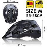  Biciklistička Kaciga za Odrasle Dunlop M Crna LED Svjetlo | shoptok.hr