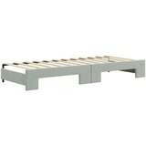vidaXL Dnevni krevet na razvlačenje svjetlosivi 80 x 200 cm baršunasti | shoptok.hr