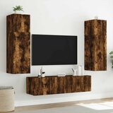  Zidni TV ormarići LED 2 kom boja hrasta 60x35x41 cm | shoptok.hr